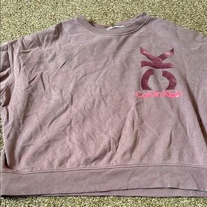Calvin Klein Mauve Sweatshirt Crew Neck